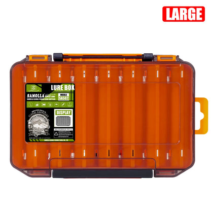 SAMOLLA Double-Sided Compact Tackle Box.