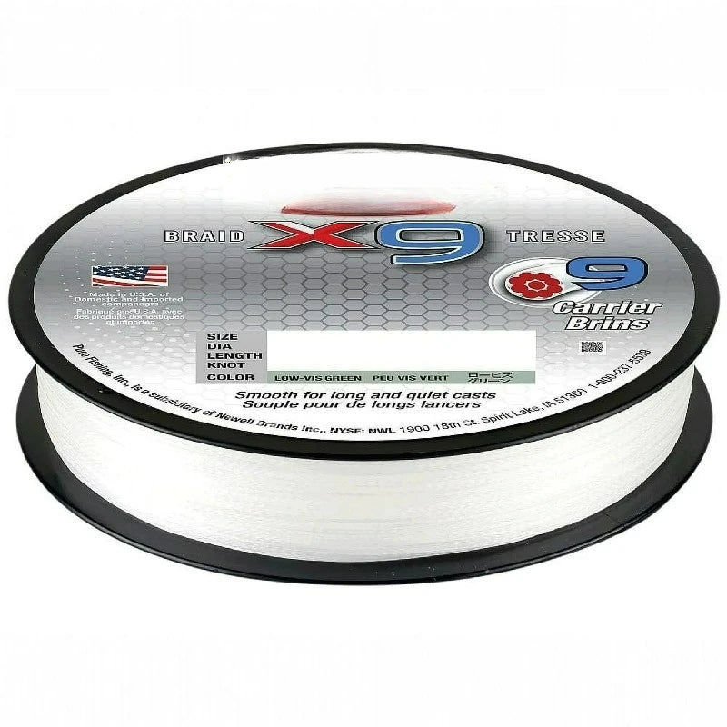 Braid Fishing Line, Low-Vis Green, 30 lb Test Strength, 164 yd