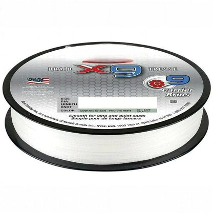 Braid Fishing Line, Low-Vis Green, 30 lb Test Strength, 164 yd