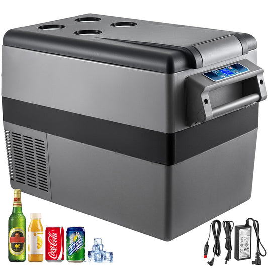 SucceBuy 20L 22L 35L 45L 55L Car Refrigerator Mini Fridge Portable Compressor Cooler DC 110-240V Ice Box for Camping.