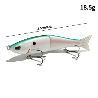 Swimbaits Balam Glide Bait Fishing Lure 4-segment Jointed Fishing Hard Bait.