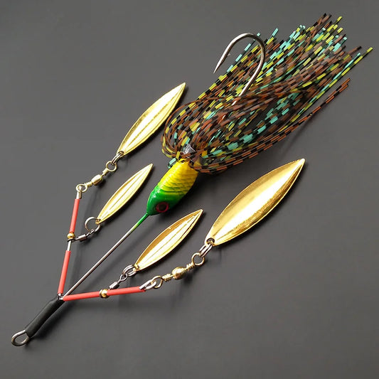Lunker Spinner Baits Hard Fishing Lure.