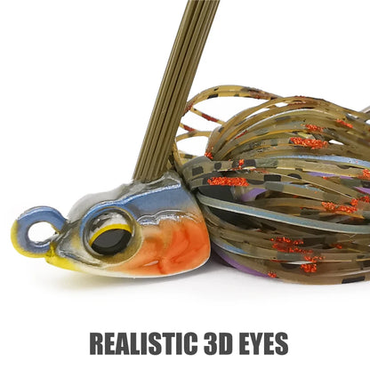 Lureholic 7~14g Weedless Swim Jig.