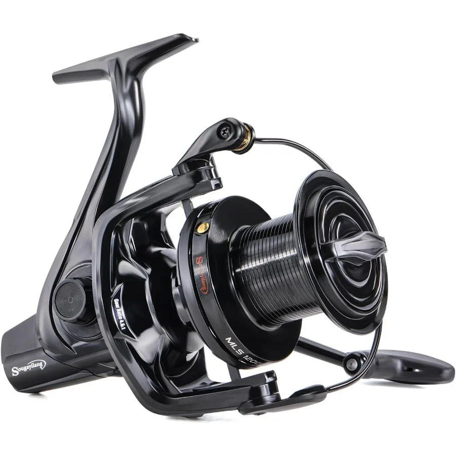Saltwater Spinning Reel for Big Game and Surf Fishing Up to 38LBs Max Drag Graphite Frame with 4.6:1 Gear Ratio.