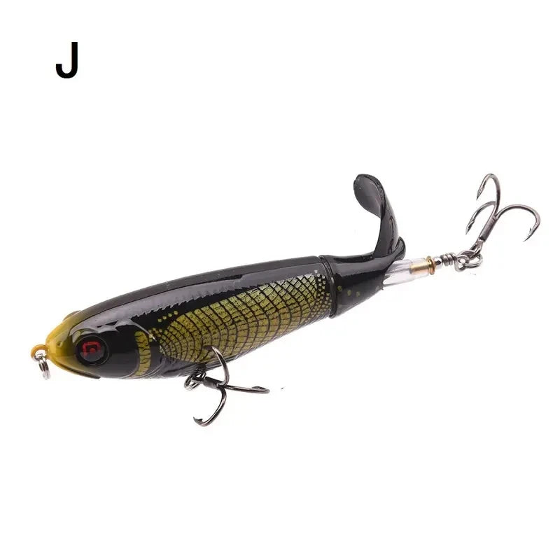 Fishing Lures Whopper Plopper With Floating Rotating Tail.