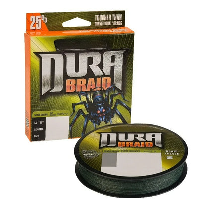 DuraBraid Fishing Line, Moss Green, 20 lb Test Strength, 150 yd