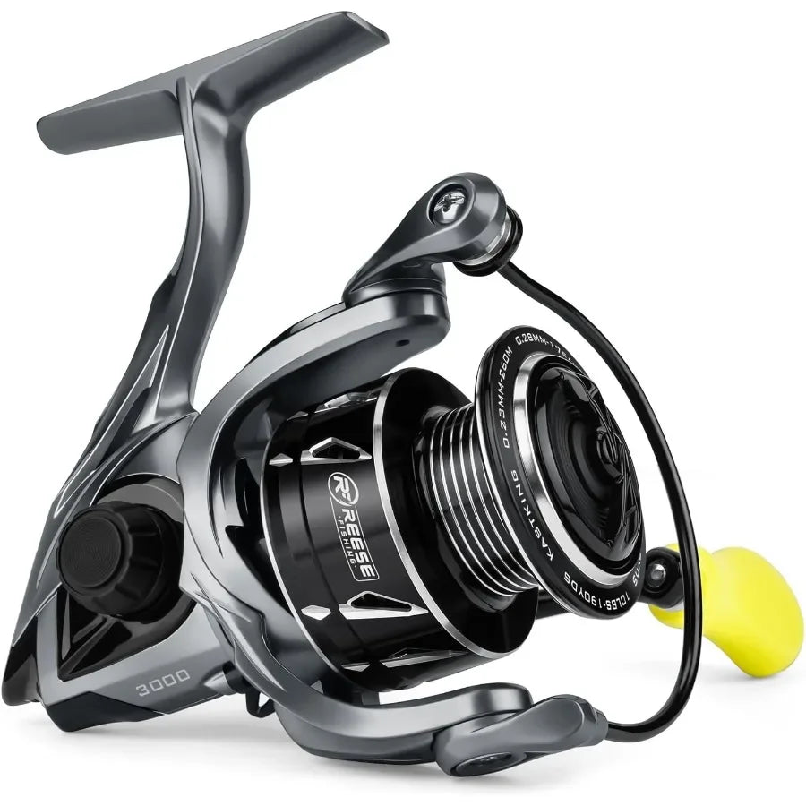 High Performance Spinning Reel with Carbon Rotor and Aluminum Body for Precision Fishing Applications 6.2:1 Gear Ratio.