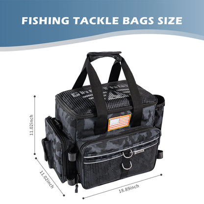 Fishing Tackle Bags Salt Water Resistant Tackle Bag.