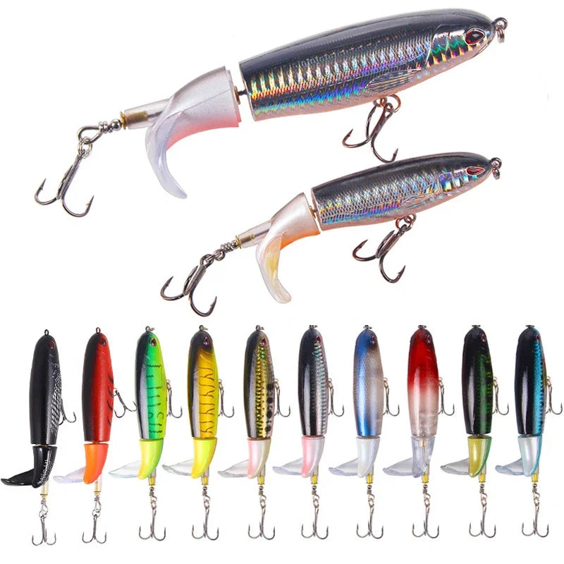 EASYFISH 13g 15g 35g Popper Propeller Topwater Fishing Lure.