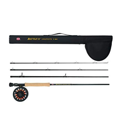 Reel and Fishing Rod Combo for Precision Fly Fishing in Rivers and Streams.