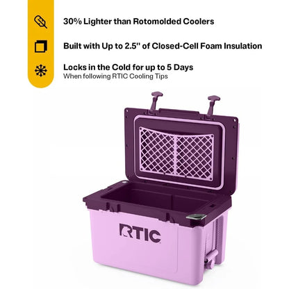 Portable Insulated Cooler 32 Quart Ultra-Light Chest.