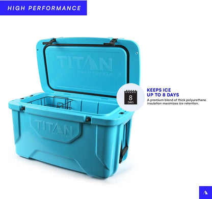 Hard Ice Chest Cooler Roto Cooler with Microban Protection.