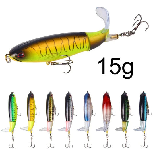 EASYFISH 13g 15g 35g Popper Propeller Topwater Fishing Lure.