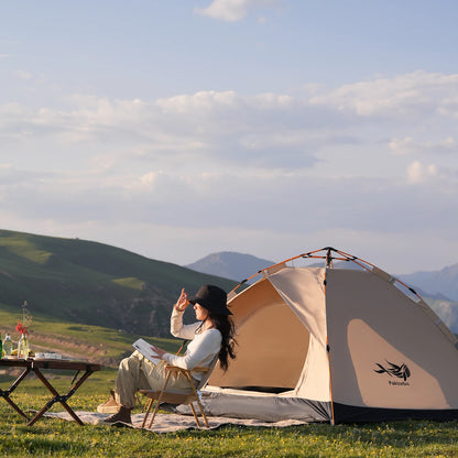 2-4 Person Windproof Camping Tents, Easy To Set Up, lightweight Camping Tent.