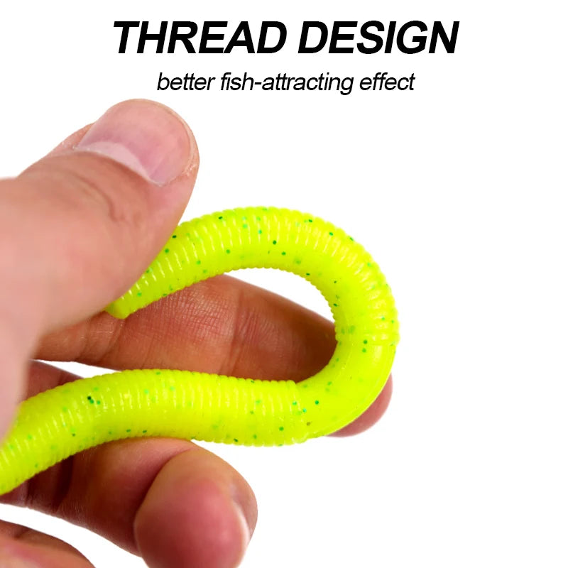 10pcs 10cm 14cm Senko Worm 2-Tone Double Colors,