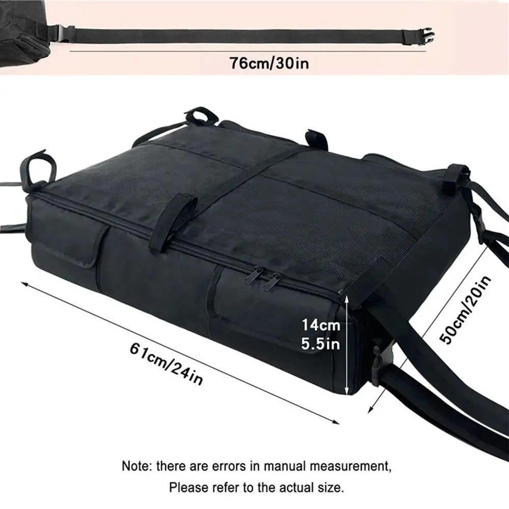 T-Top Bag 600D Oxford Fabric Large Capacity Stable Windproof Yachts Pouch Boat Storage Accessories Safety Gear Holder.
