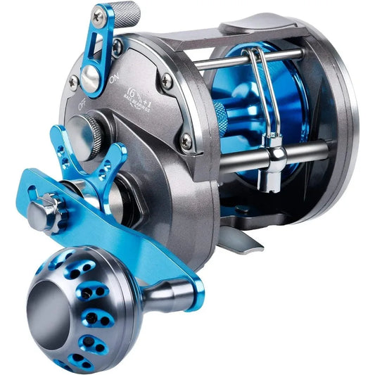 Saltwater Level Wind Reel.