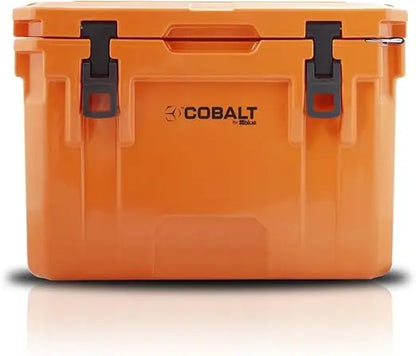 Large 25 Quart Roto-Molded Ice Chest with Long-Lasting Ice Retention for Outdoor Adventures