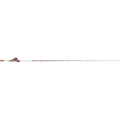 Krazy American Baitcast Combo with 7' 1pc Medium Heavy IM7 Graphite Rod and Cork Grips for Precision Fishing.