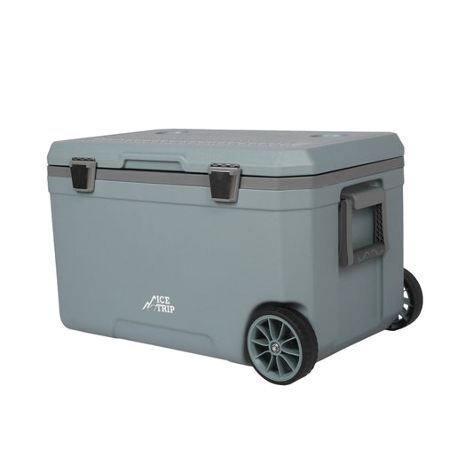 72L Ultra-Light Wheeled Cooler Hard Insulated Portable Ice Chest.
