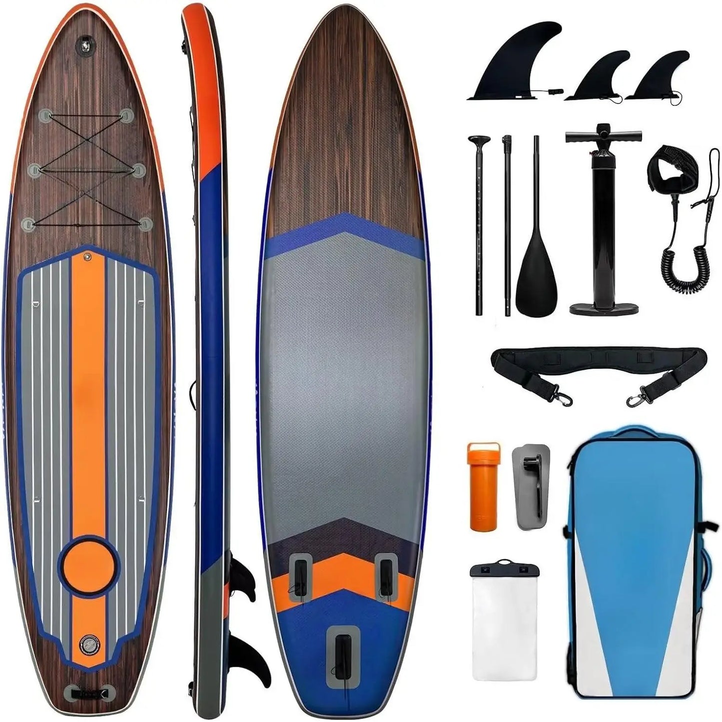 Extra Wide Inflatable Paddle Board, 11' x 34" x 6" Stand Up Paddle Board for Adults, SUP Accessories with Camera Mount.