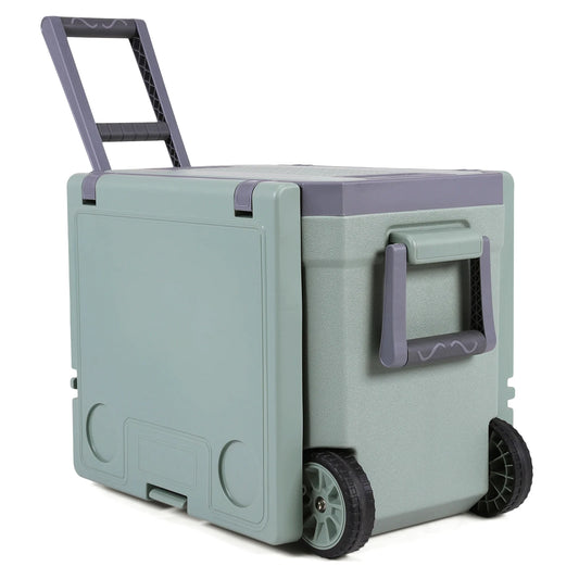 Insulated Portable Rolling Cooler with Wheels.