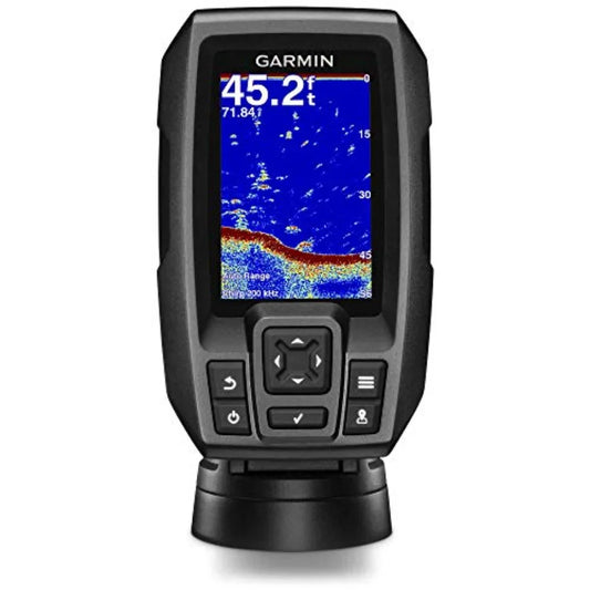 Striker 4 3.5 Chirp Fishfinder GPS with Protective Cover for Marine Fishing and Navigation Advanced Sonar Technology.
