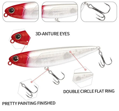 Top Water Pencil Hard Bait.