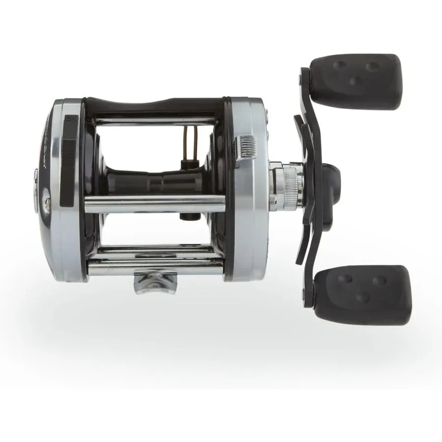 Ambassadeur C3 Baitcast Round Fishing Reel for HeavyDuty Angling in Saltwater and Freshwater Environments.