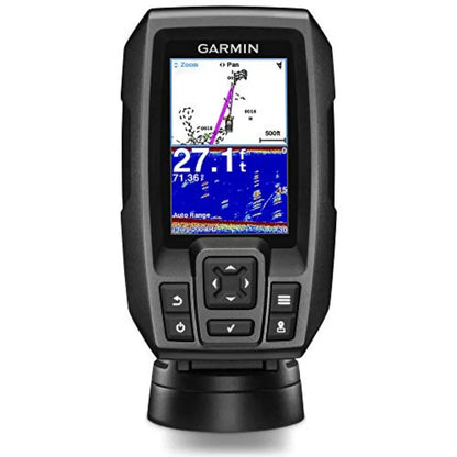 Striker 4 3.5 Chirp Fishfinder GPS with Protective Cover for Marine Fishing and Navigation Advanced Sonar Technology.