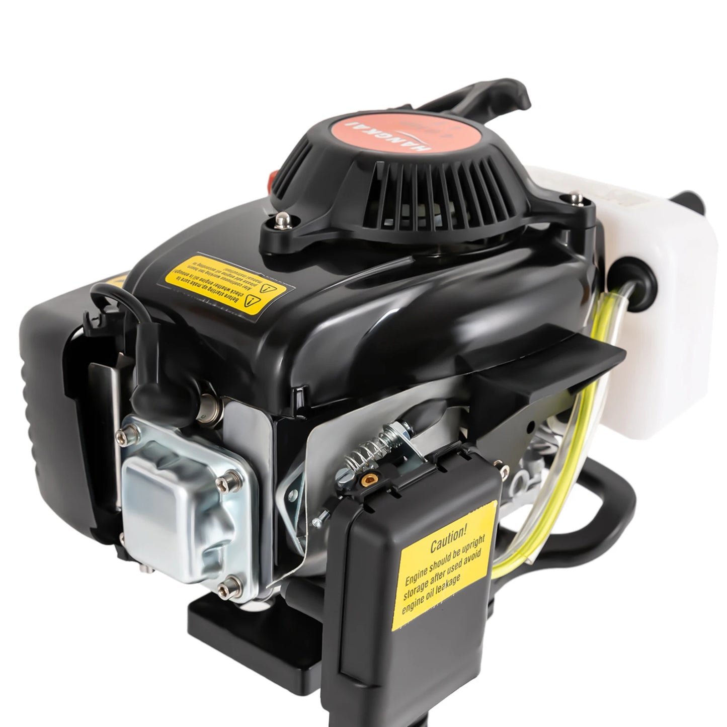 4HP 55cc 4-Stroke Outboard Motor with Jet Pump, 360° Tilt for Inflatable Fishing Boats, Manual Start.