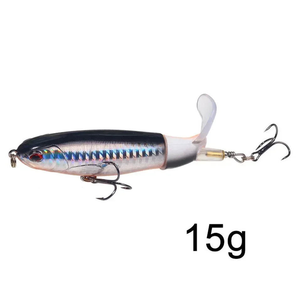 EASYFISH 13g 15g 35g Popper Propeller Topwater Fishing Lure.