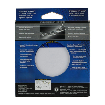 Fishing Line, Hi-Vis Yellow, 50 lb Test Strength, 300 yd