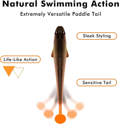 Soft Pre-Rigged Fishing Lures.
