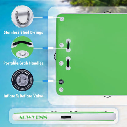 Inflatable Floating Dock.