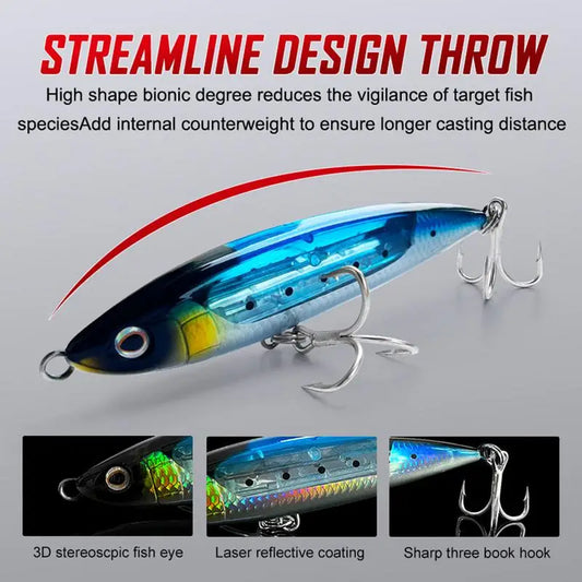 Fishing Lures Hard Baits Reflective Topwater Fishing Lures.