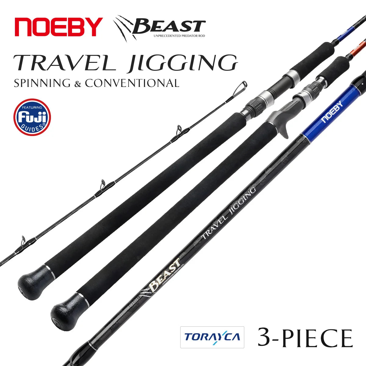 NOEBY Beast Travel Jigging Fishing Rod.
