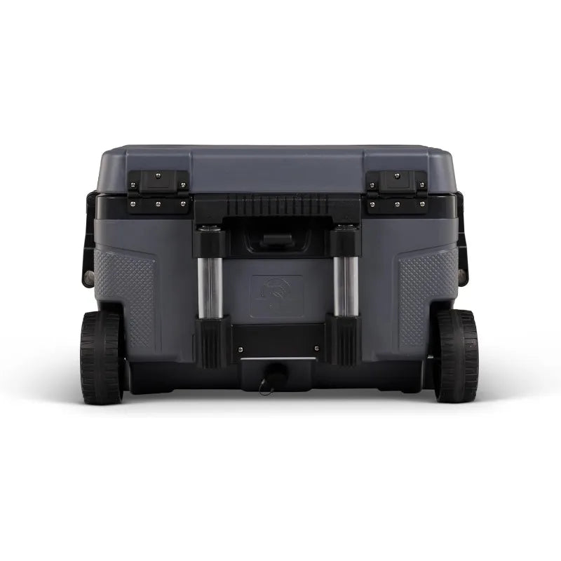 Igloo Trailmate 52Qt Wheeled Cooler, Insulated Hard Shell Ice Chest, Carbonite