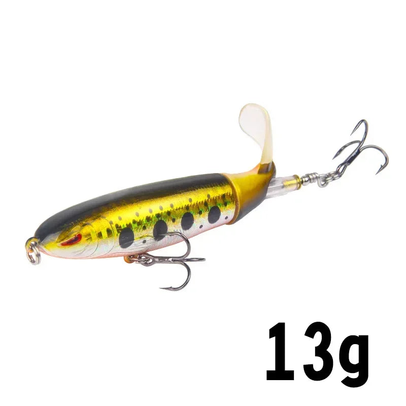 EASYFISH 13g 15g 35g Popper Propeller Topwater Fishing Lure.