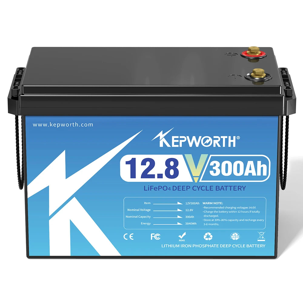 LiFePO4 Battery Pack With Upgraded BMS Lithium Power for Golf Cart, RV Campers, Off-Road and fishing,