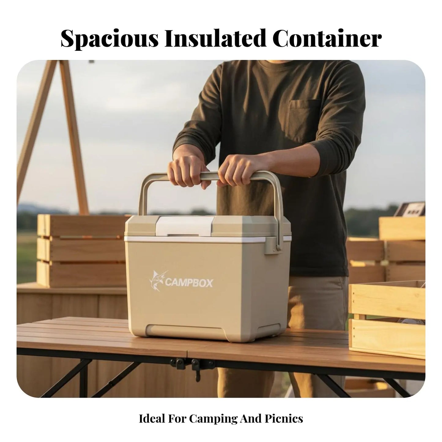 Portable Insulated Portable Ice Chest.