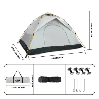 2-4 Person Windproof Camping Tents, Easy To Set Up, lightweight Camping Tent.