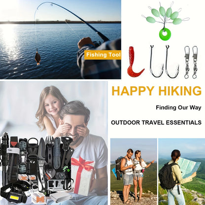 Ultimate Survival Gear Kit, 20-in-1 Emergency Survival Equipment & Tools.