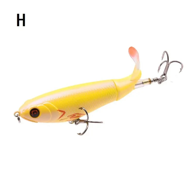 Fishing Lures Whopper Plopper With Floating Rotating Tail.