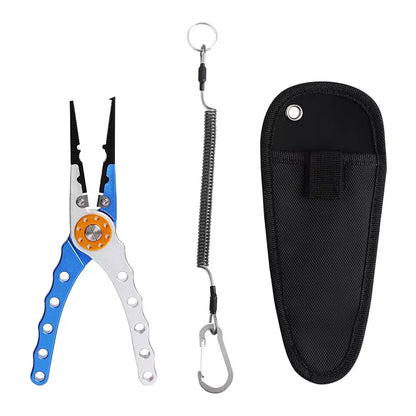 Aluminum Multifunction Fishing Pliers.
