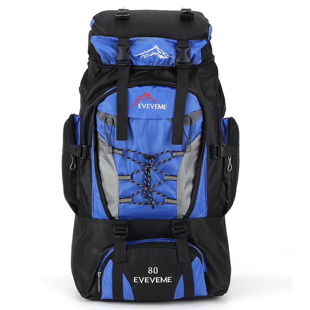 80L Waterproof Hiking Camping Backpack.