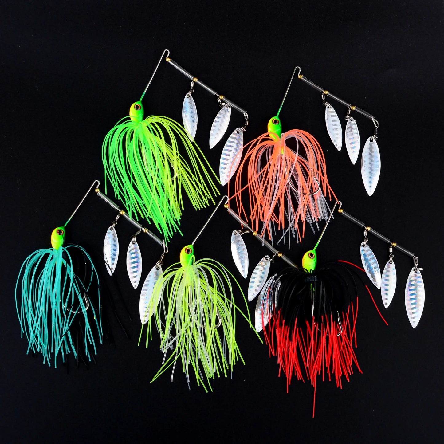 5Pcs spinner bait.