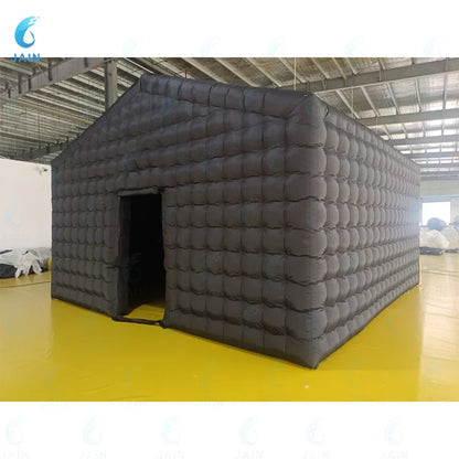 20FT Large Black Inflatable Nightclub Party Tent with Blower Inflatable Portable Disco Tent Air Tent for Weddings and birthdays.
