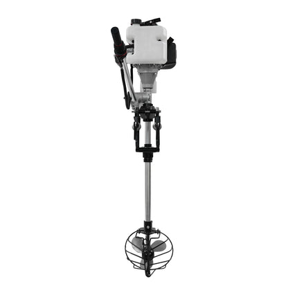 4.0HP 4-Stroke Outboard Motor 53.2cc, Air-Cooled Boat Gasoline Engine.