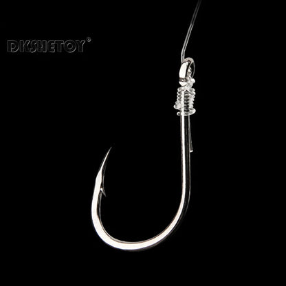 100-1000pcs barbed fishhook For Bait With Plastic Box Kit For Saltwater and Freshwater fishing